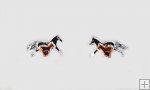 Two-Tone Mare & Foal Earring