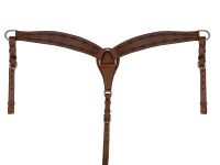 Showman Argentina Cow Leather Breast Collar