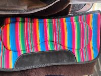 Serape top saddle pad