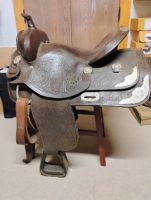 17" Western Leather Saddle