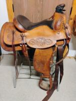 Lathrop Maker Roping Saddle